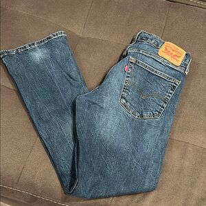 Levi's Blue Straight Jeans Classic Style